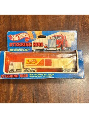 Hot Wheels Steering Rigs Kenworth Van Racing Team Die-Cast Truck